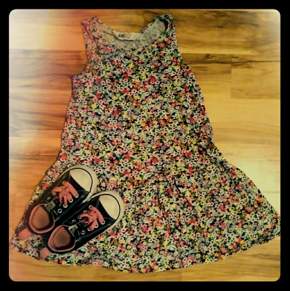 Floral Toddler Tank Dress